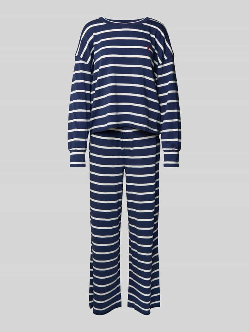 Polo Ralph Lauren Pyjama met logostitching en elastische band met logo