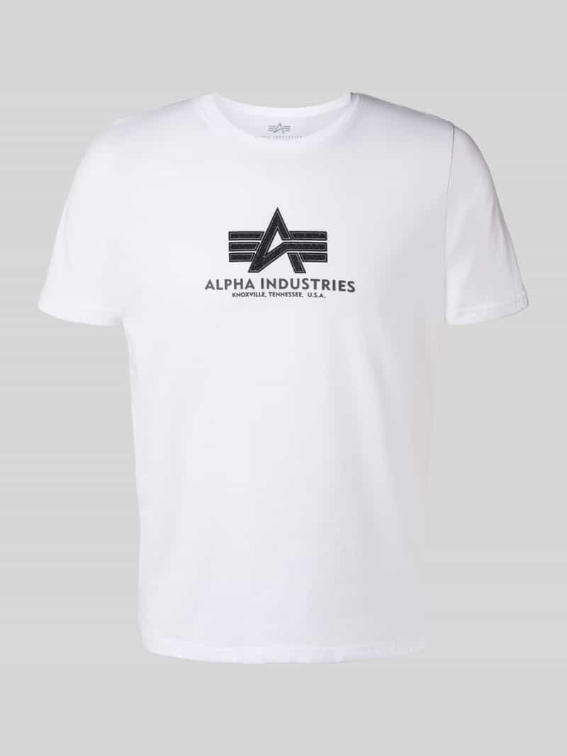 alpha industries T-shirt met labelprint
