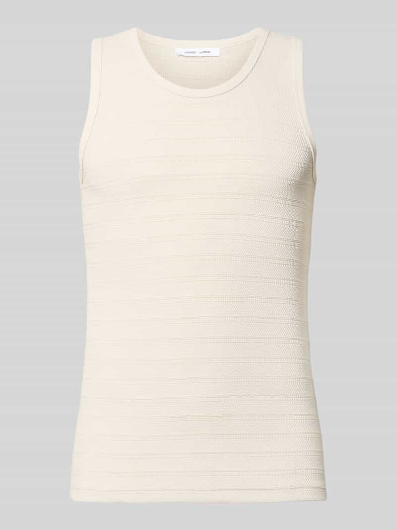 Tanktop met structuurpatroon model 'lars'