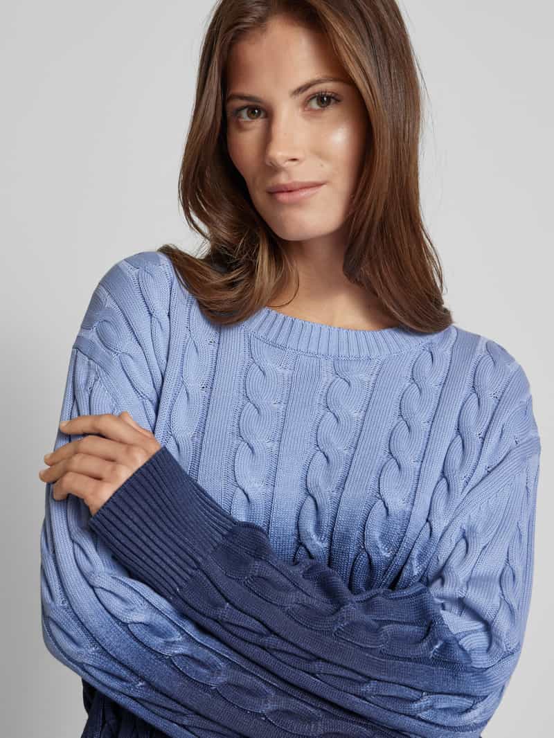 Boss Orange Gebreide pullover met kabelpatroon model 'Fenesis'