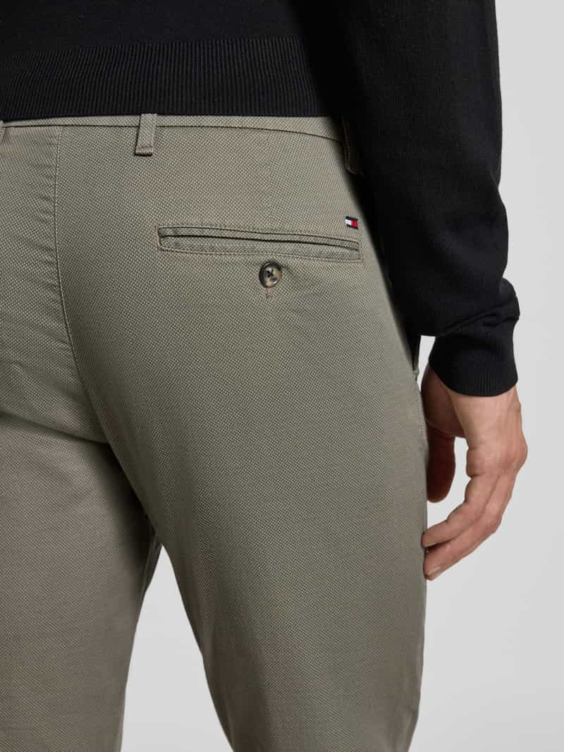 Tommy Hilfiger Slim fit chino van katoenmix