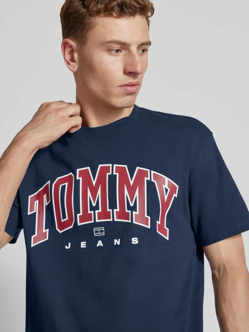 Tommy Jeans T-shirt met labelprint