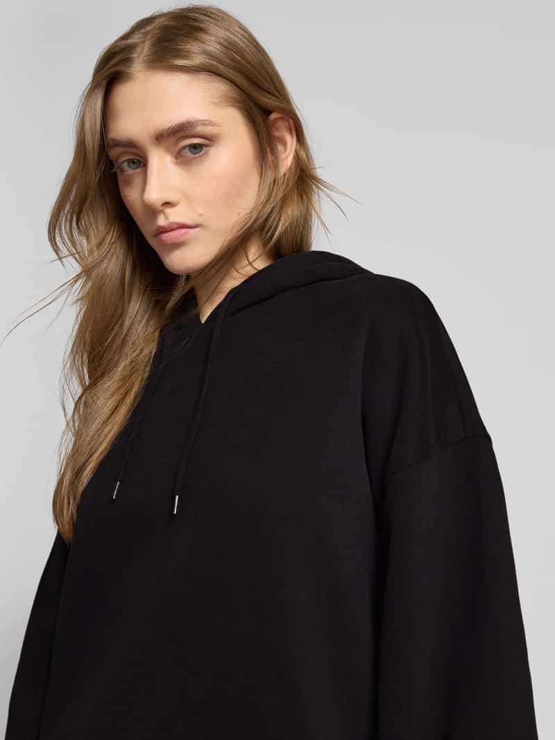 Review Oversized hoodie met ribboorden