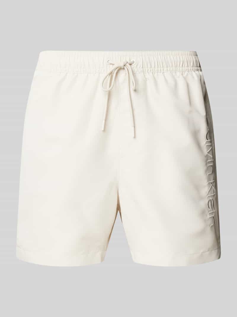 Calvin Klein Underwear Zwembroek met labelstitching