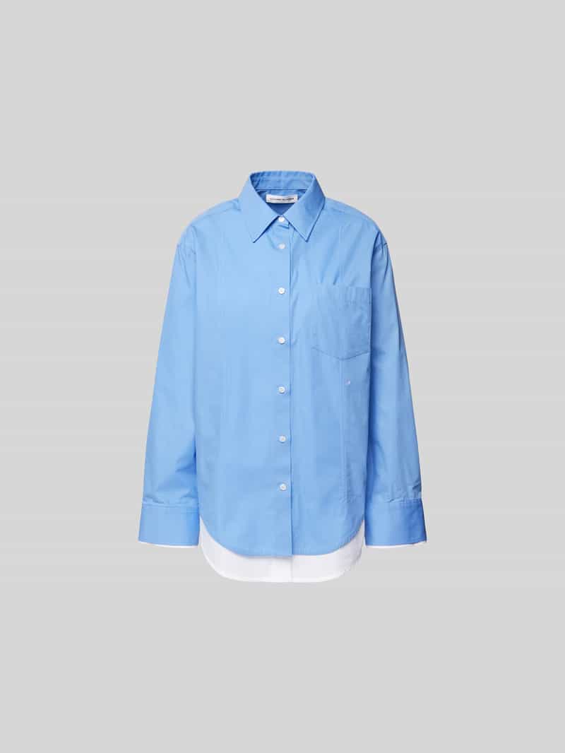 Overhemdblouse met knoopsluiting