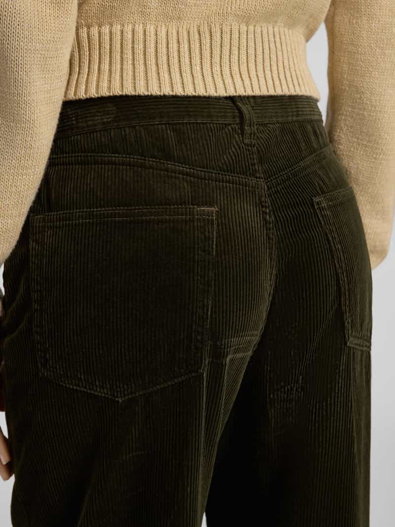 Polo Ralph Lauren Wide leg corduroy broek in 5-pocketmodel