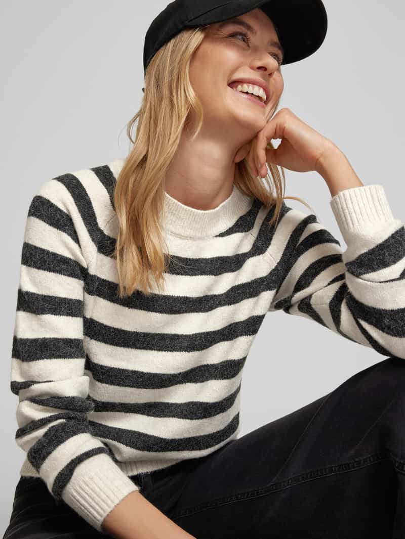 Vero Moda Zachte pullover met lange mouwen en ronde hals model 'DOFFY'