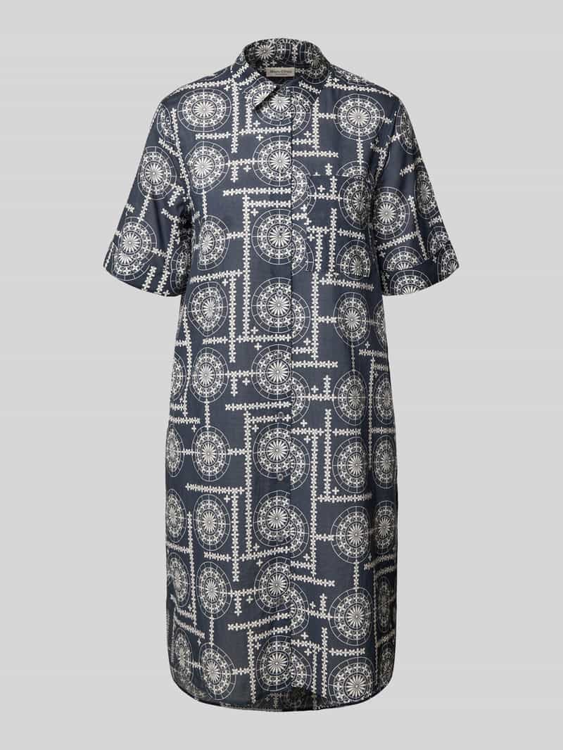 Marc O'Polo Relaxed fit overhemdjurk van katoenen voile