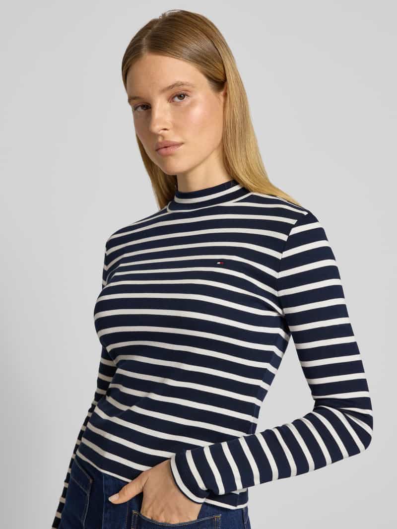 Tommy Hilfiger Slim fit shirt met lange mouwen van puur katoen