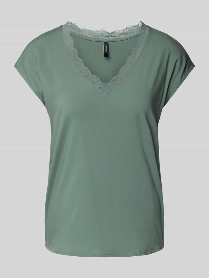 Vero Moda Regular fit blousetop met V-hals model 'BELLA'