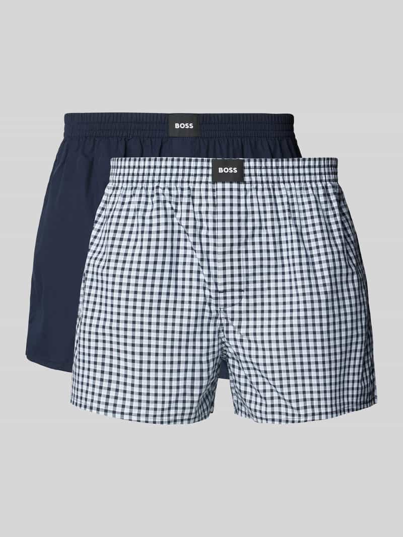 Boss Boxershort met elastische band in een set van 2 stuks