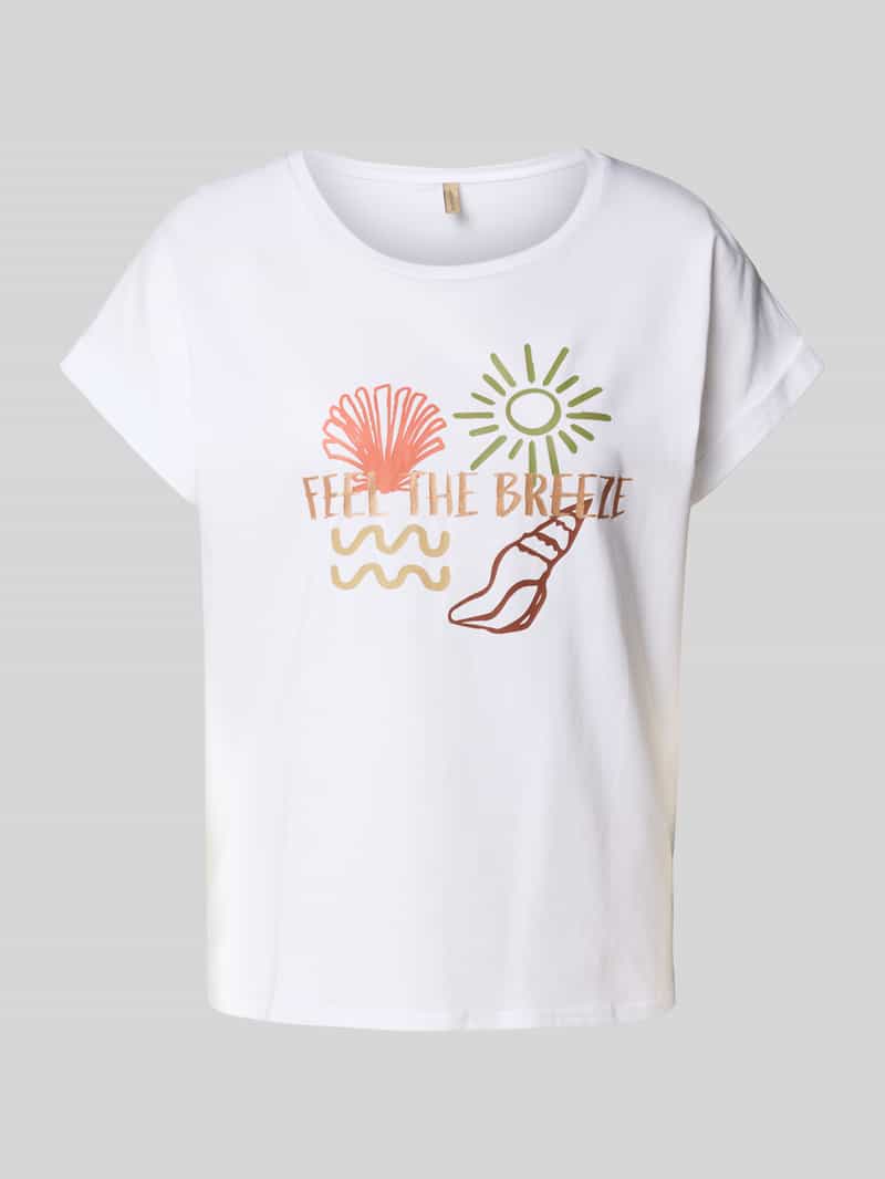 Soyaconcept T-shirt met ronde hals model 'RINA'