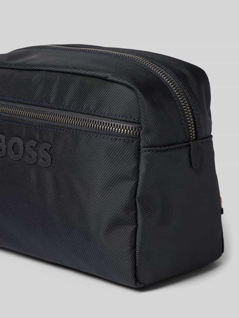 Boss Toilettas met labeldetail model 'Catch_3.0'
