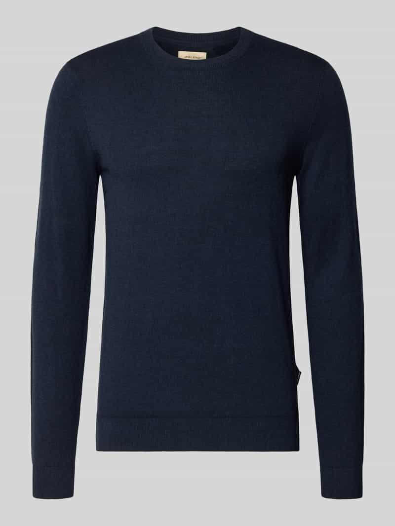 Blend Gebreide pullover met ronde hals model 'BAGGE'