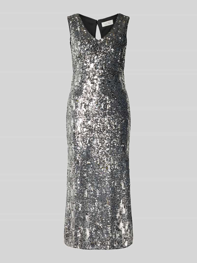 GUIDO MARIA KRETSCHMER WOMAN Regular fit midi-jurk met V-hals model 'Asya'