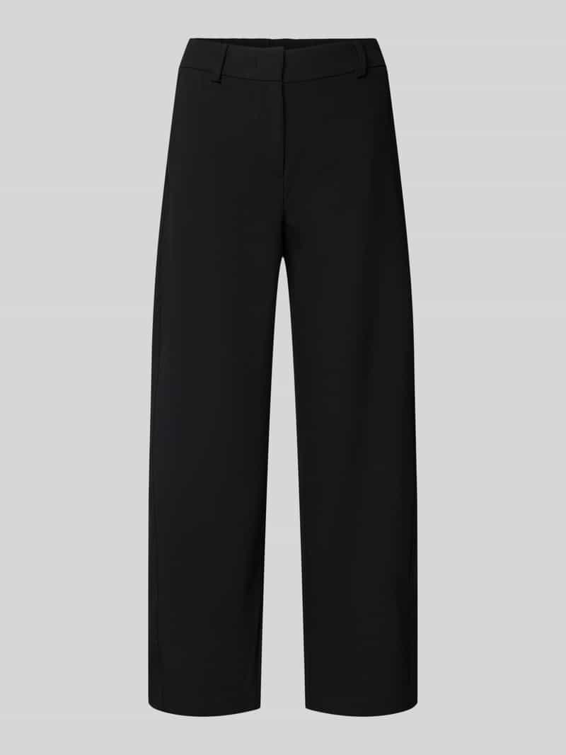 OPUS PANTS Straight leg stoffen broek met paspelzak aan de achterkant model 'Mette'
