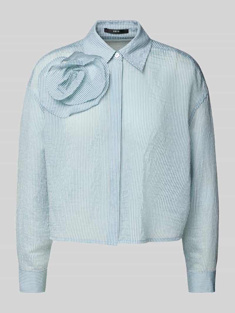 Zero Boxy fit blouse met bloemenapplicatie