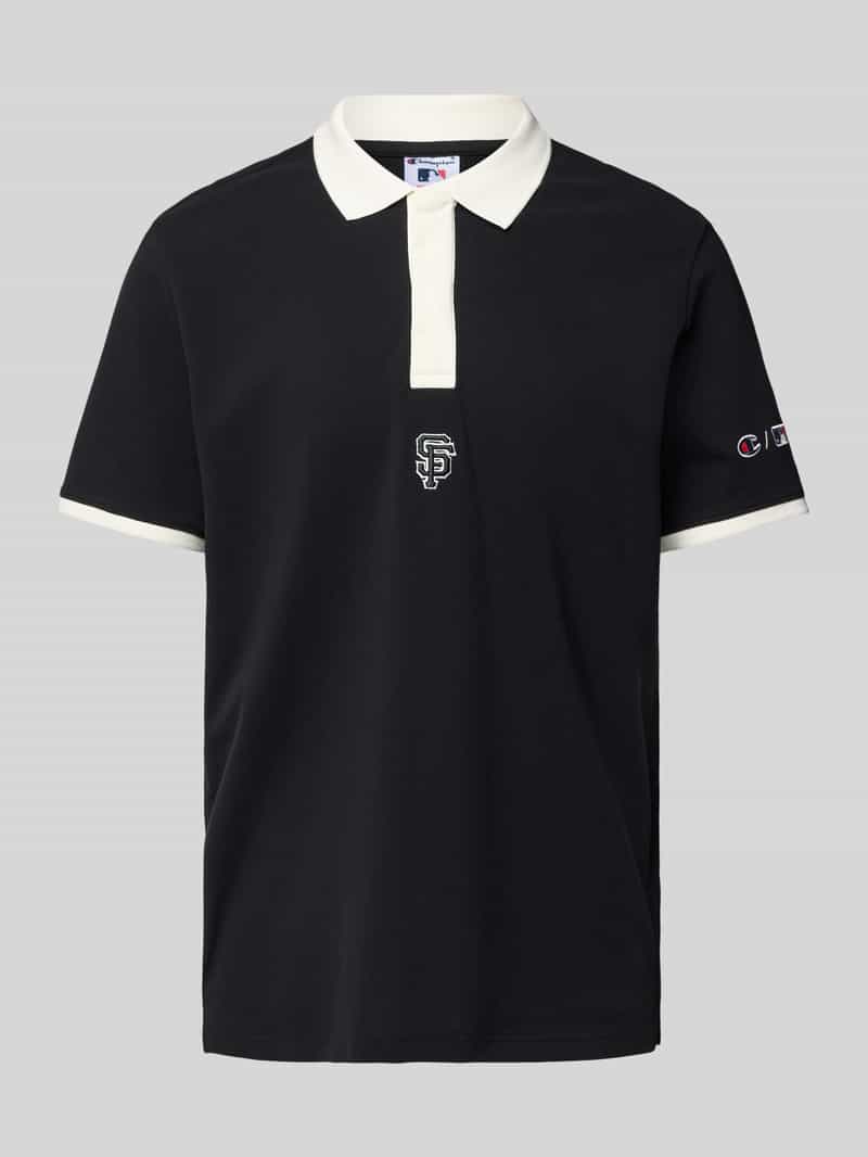 Champion Poloshirt met labelstitching
