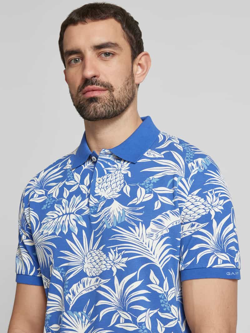 Gant Poloshirt met korte knoopsluiting
