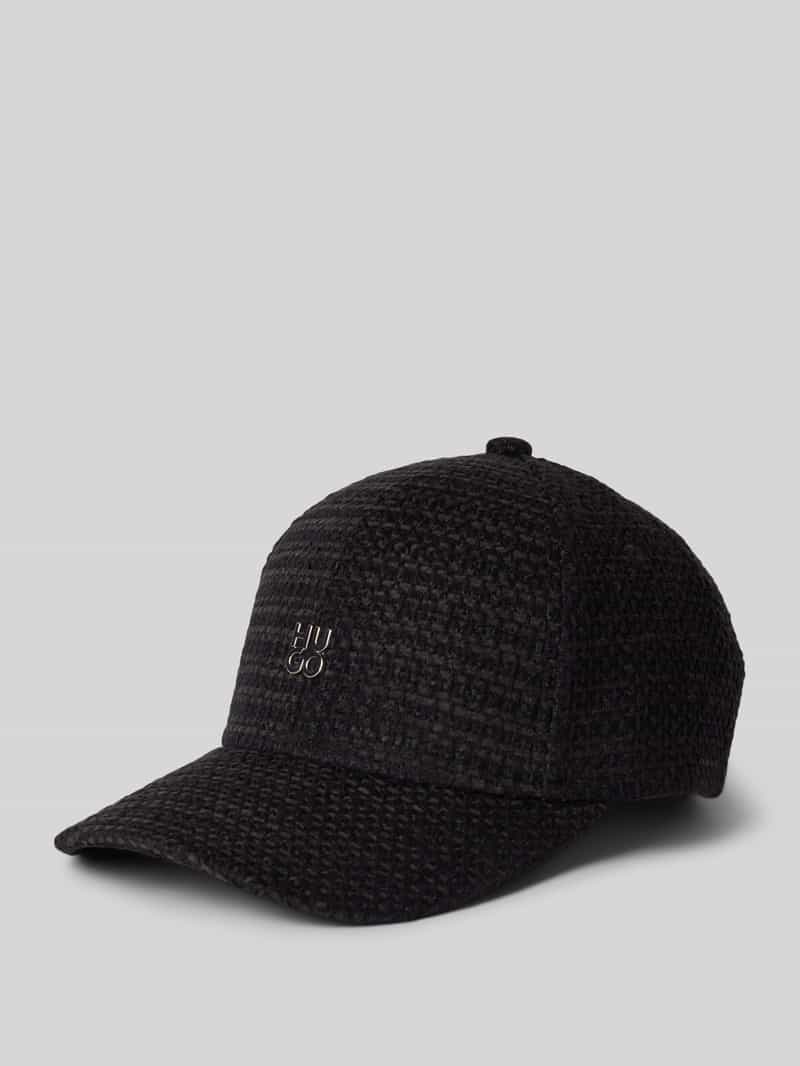 HUGO Baseballpet met labeldetail model 'Ally'