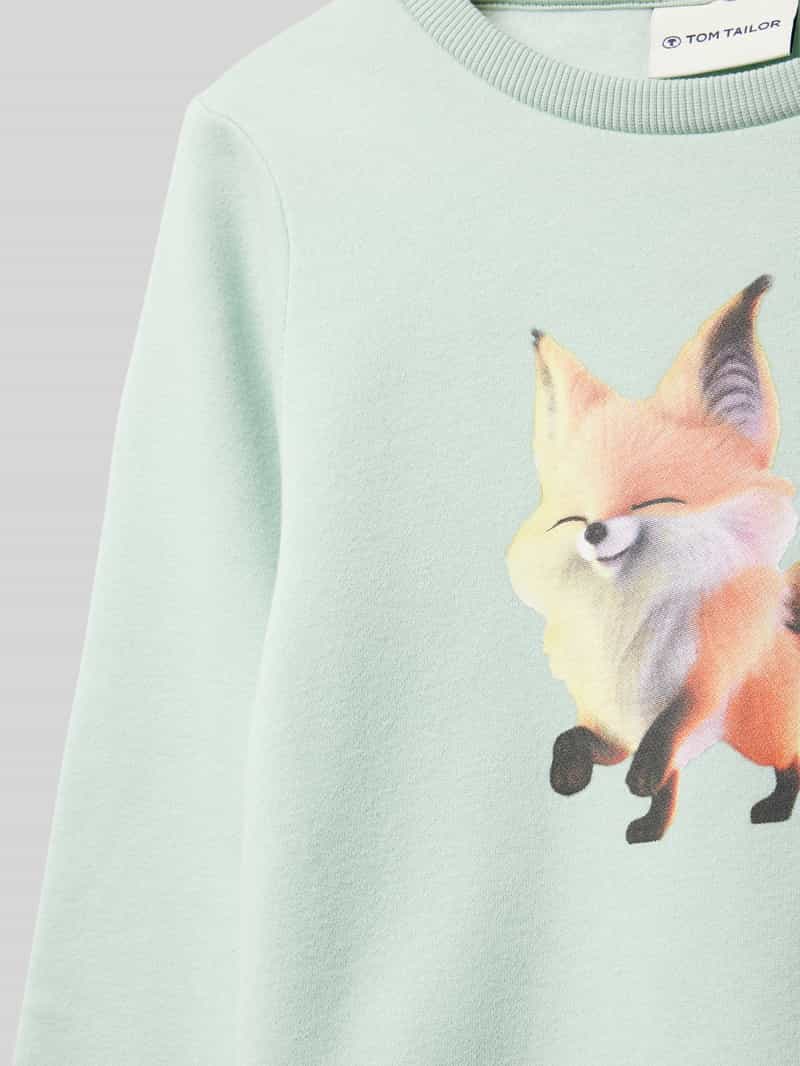 Tom Tailor Regular fit sweatshirt met katoen