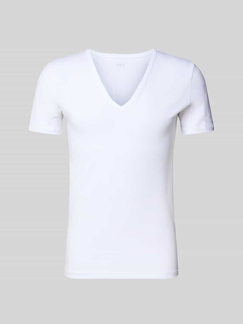 Slim Fit T-shirt met V-hals Serie 'DRY COTTON FUNCTIONAL' Model 'DAS DRUNTERHEMD'
