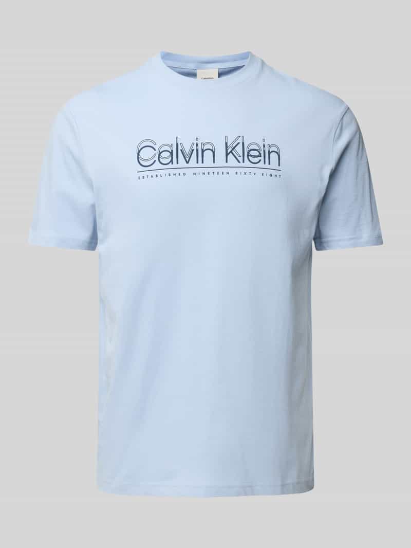 CK Calvin Klein T-shirt met labelprint