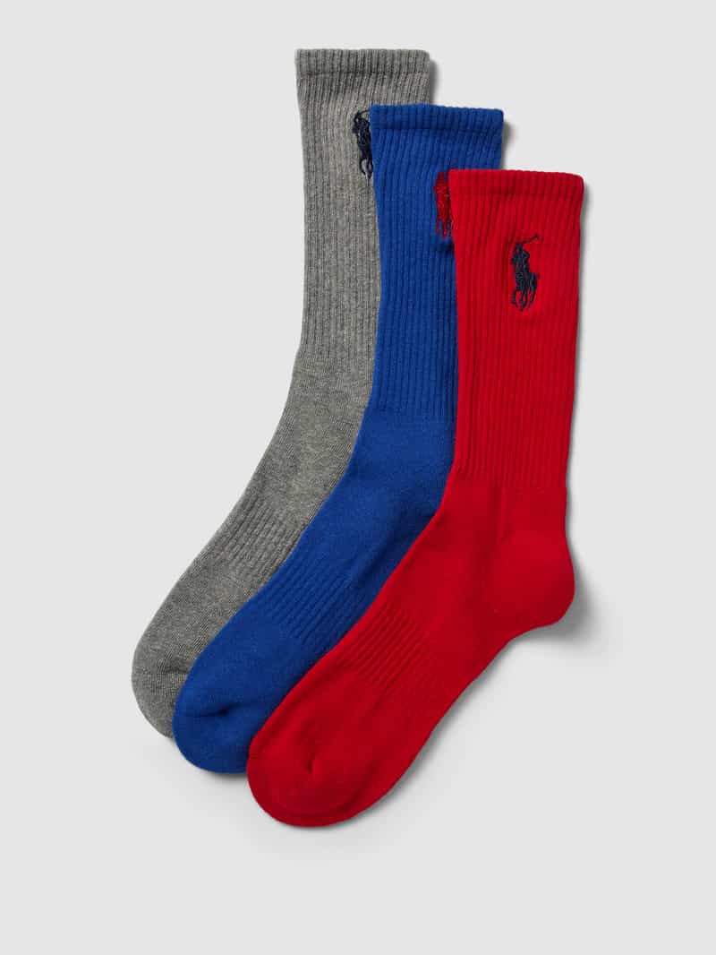 Sokken met logostitching in een set van  paar, model 'BIG PONY' Polo Ralph Lauren Underwear