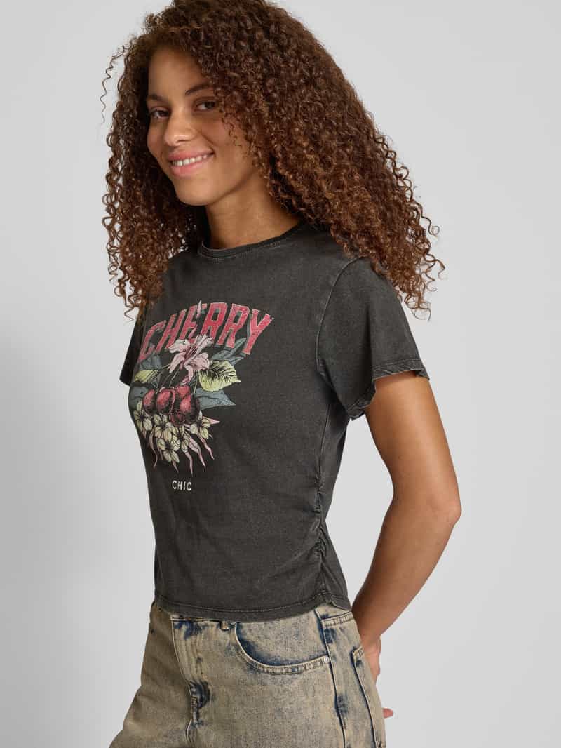 Only Regular fit T-shirt van puur katoen model 'LUCY LIFE'