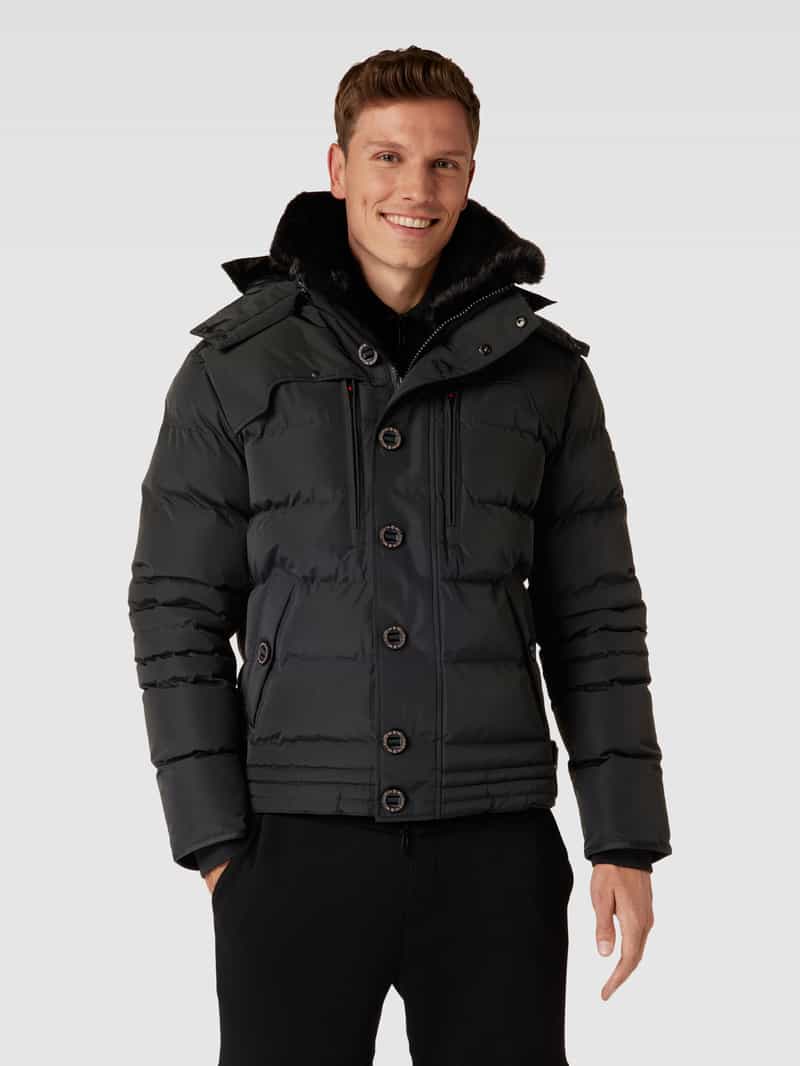 Gewatteerd jack met ritszakken Wellensteyn