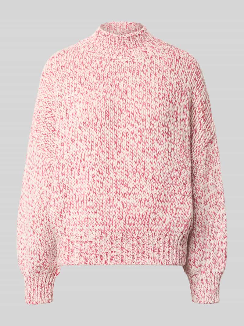Rich & Royal Gebreide pullover met opstaande kraag