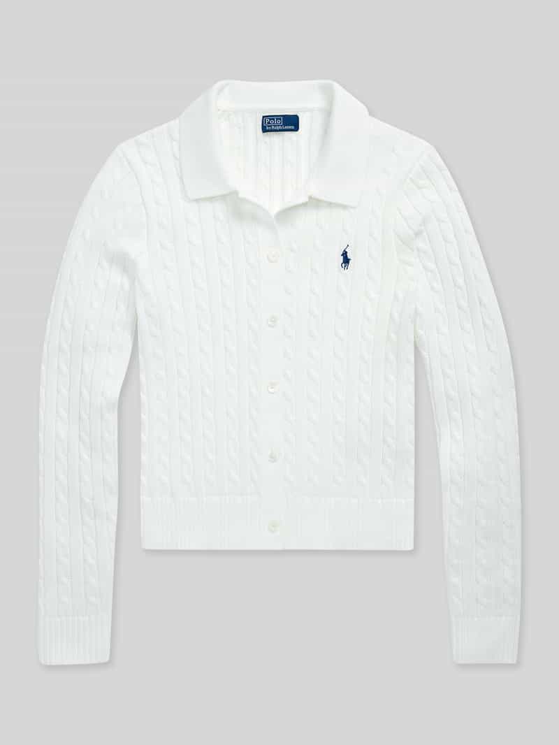 Slim fit vest van puur katoen