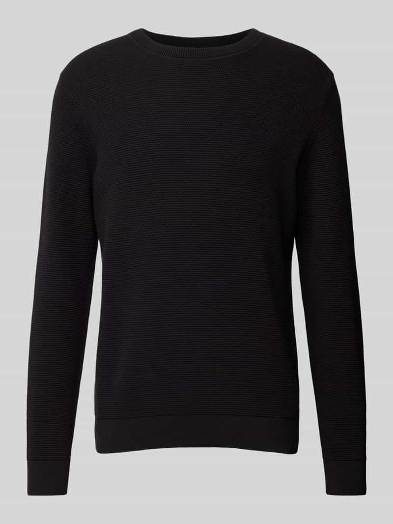 Selected Homme Gebreide pullover met ribboorden, model 'ROSS'