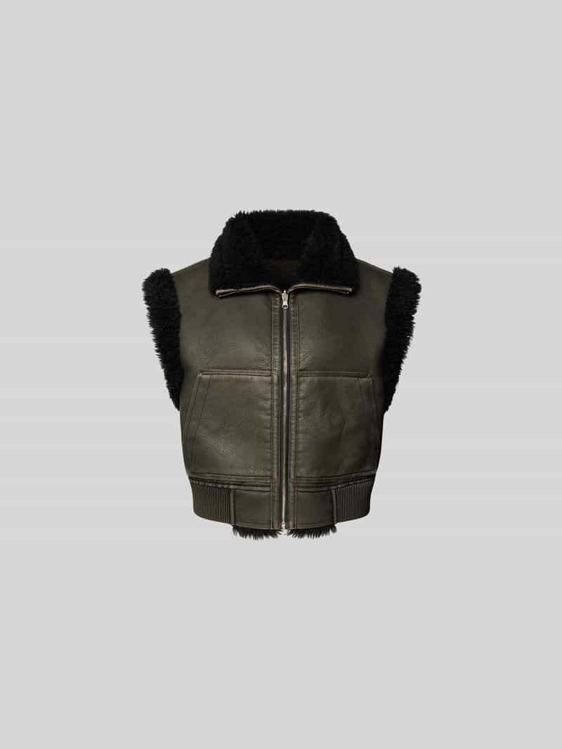 Kort gilet met ritssluiting