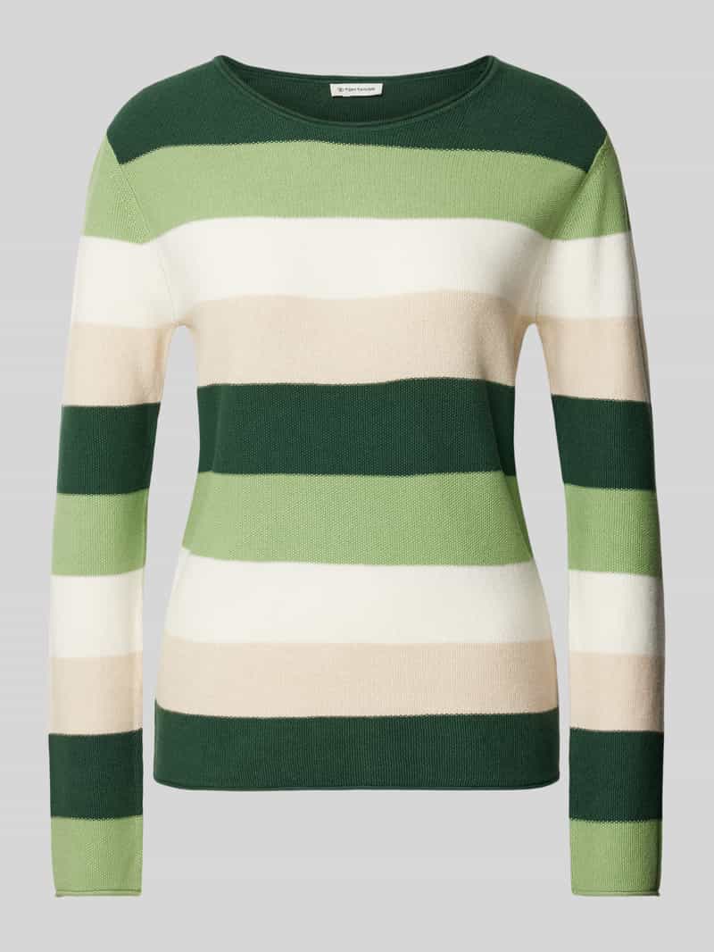 Tom Tailor Regular fit gebreide pullover met katoen