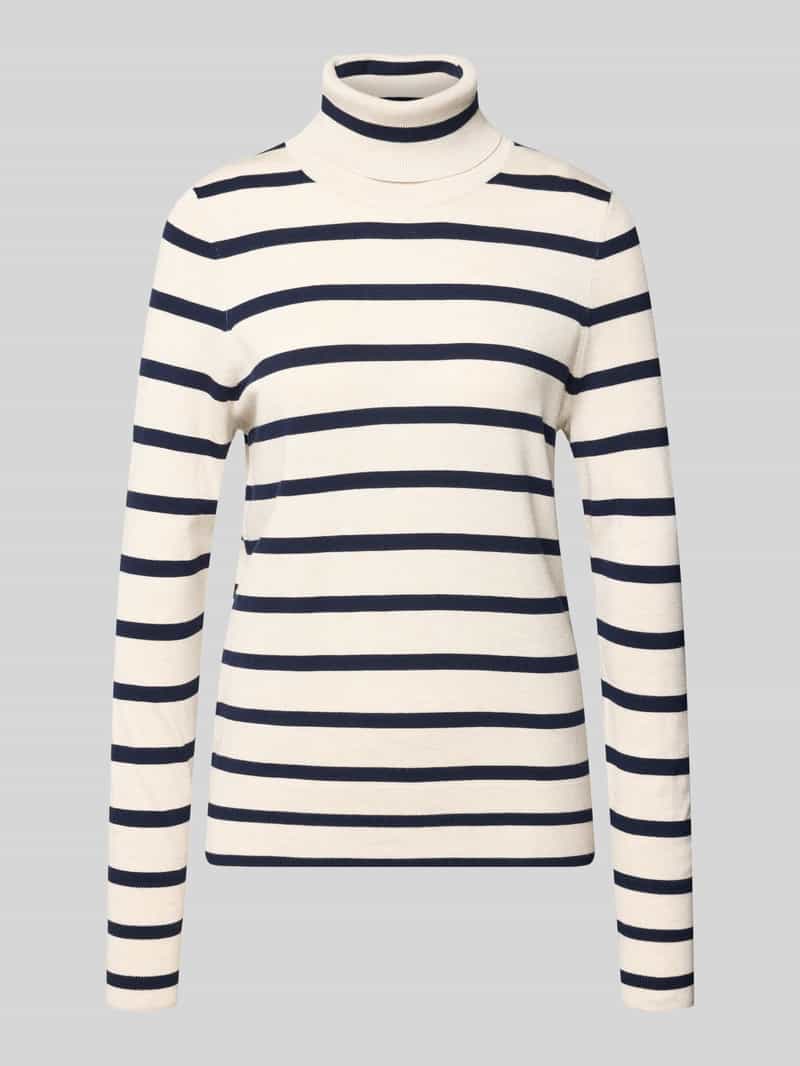 Christian Berg Woman Gebreide pullover met geribde col