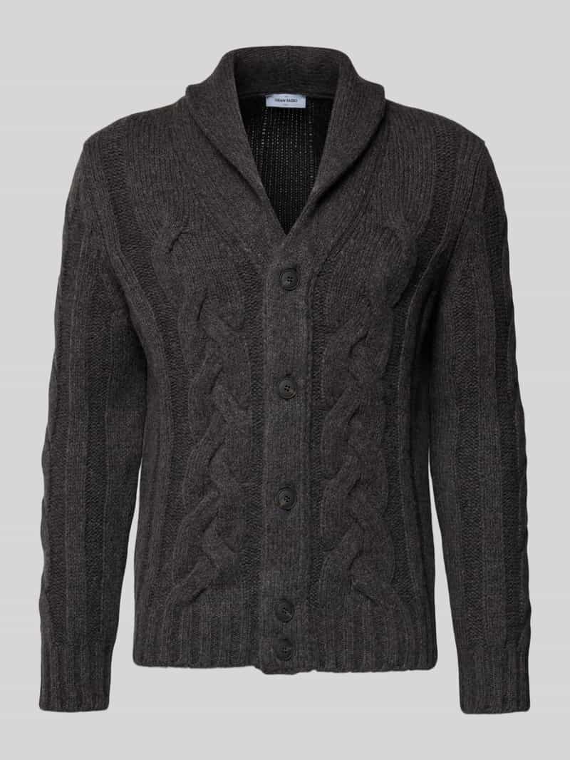 GRAN SASSO Vest met knoopsluiting