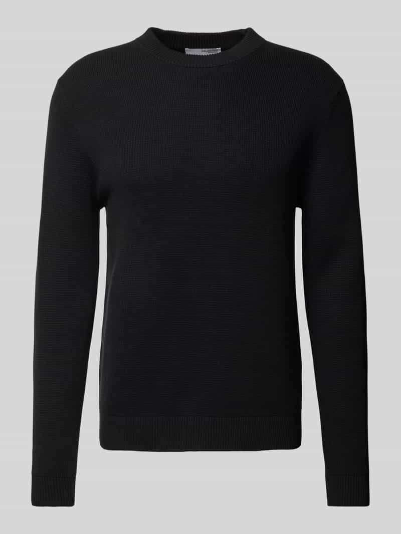 Selected Homme Gebreide pullover met ronde hals, model 'DANE'