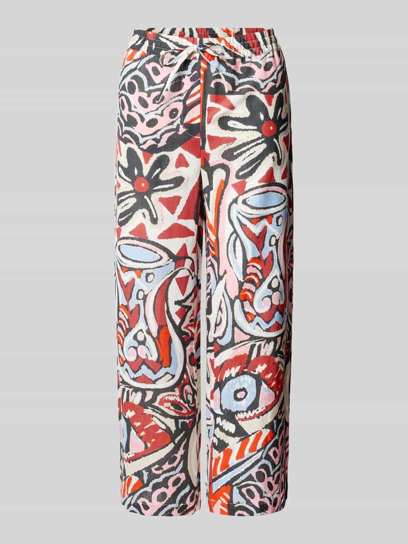 Christian Berg Woman Culotte van linnen met boothals