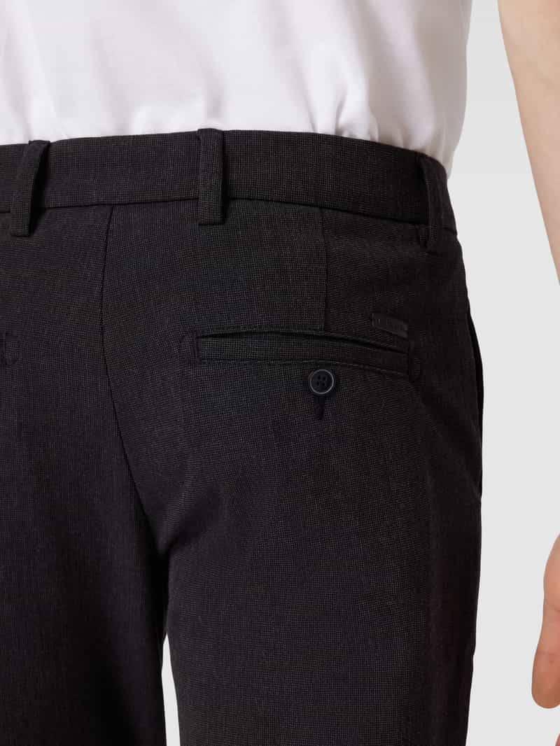 jack & jones Slim fit stoffen broek in effen design model 'MARCO'