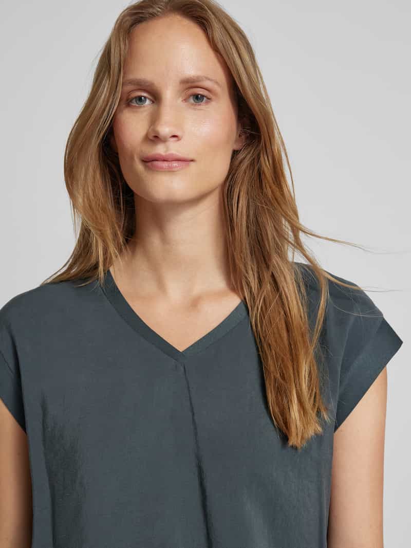 Opus T-shirt met V-hals model 'Saduna'