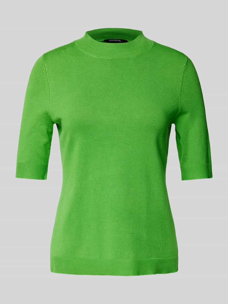 comma Gebreid shirt met opstaande kraag