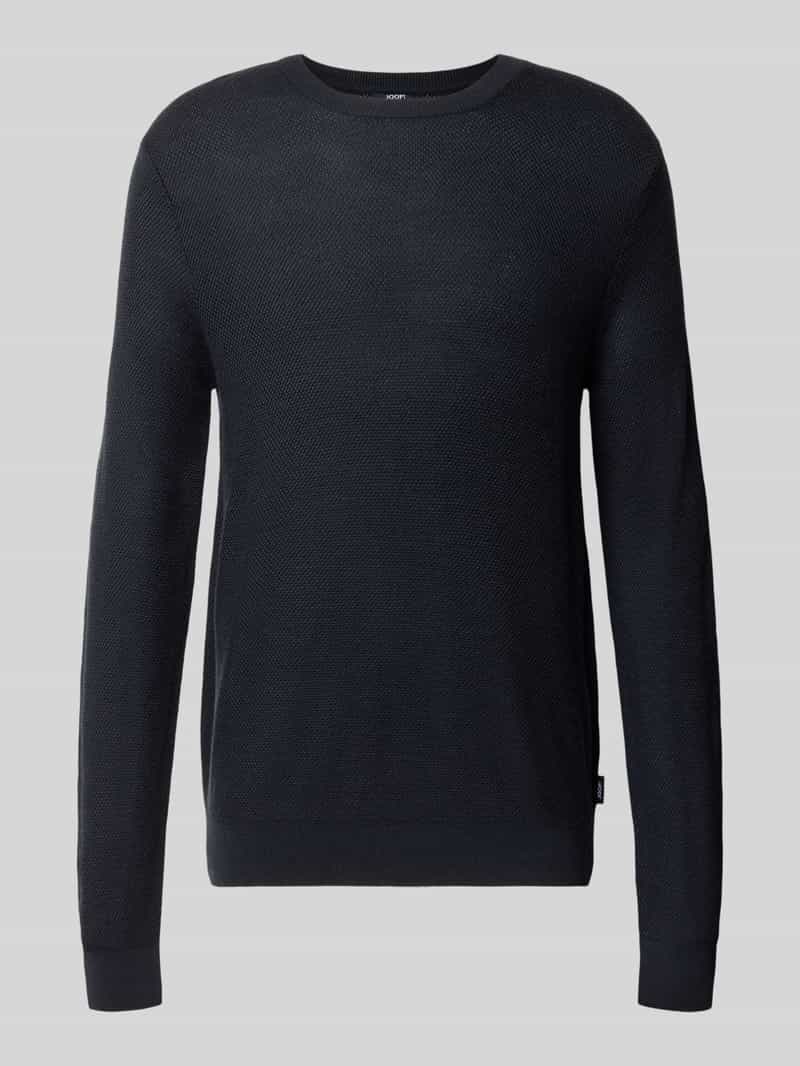 JOOP! COLLECTION Gebreide pullover van wolmix model 'Bennino'