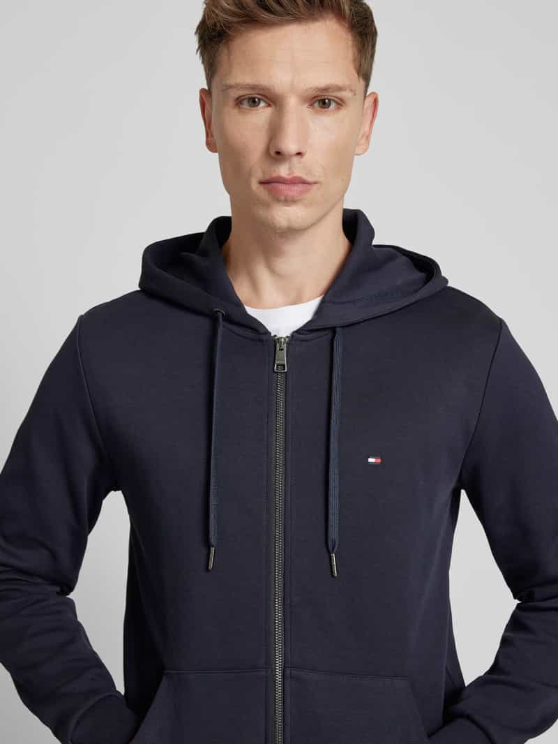 Tommy Hilfiger Sweatjack met logostitching