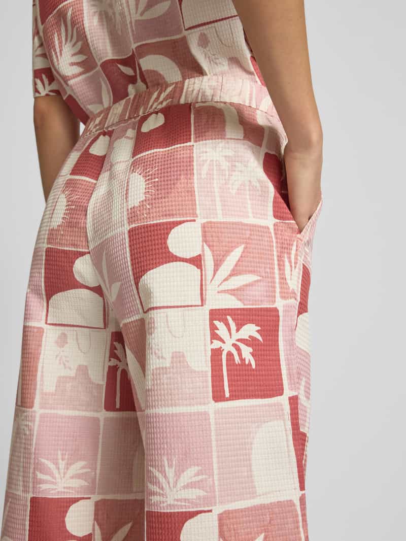 JAKE*S STUDIO WOMAN Wide leg stoffen broek met verkort model