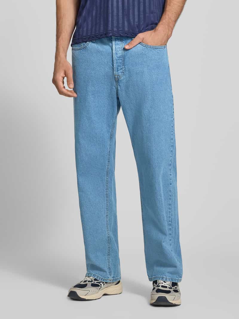 jack & jones straight fit jeans van puur katoen model 'Ted'