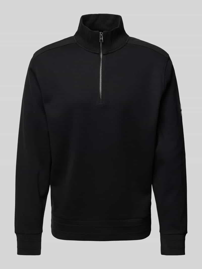 Boss Sweatshirt met opstaande kraag model 'Sidney'