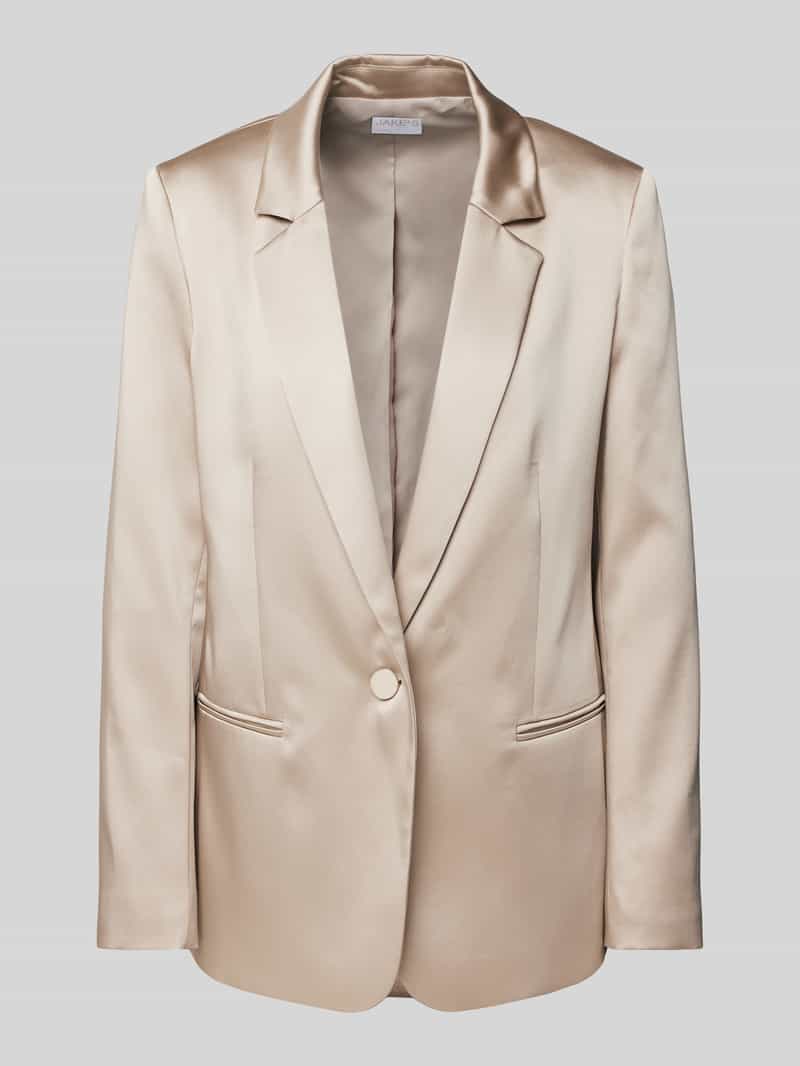 Jake*s Cocktail Regular fit blazer met paspelzakken