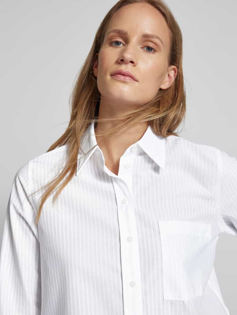 Boss Overhemdblouse met borstzak model 'Brielle'
