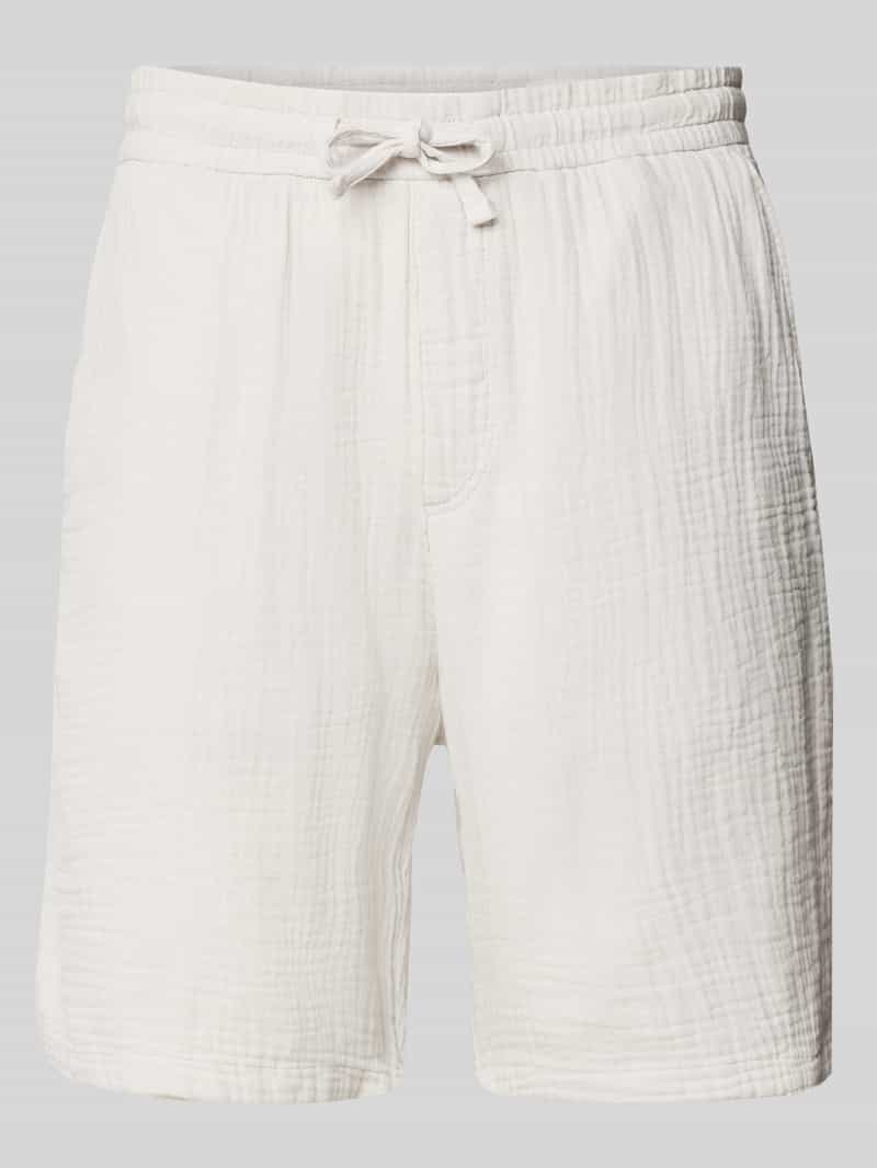 s.Oliver RED LABEL Regular fit bermuda in kreuklook